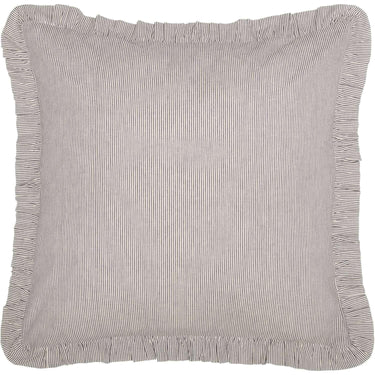 Dakota Star Farmhouse Blue Ticking Stripe Fabric Euro Sham 26x26 VHC Brands - The Fox Decor